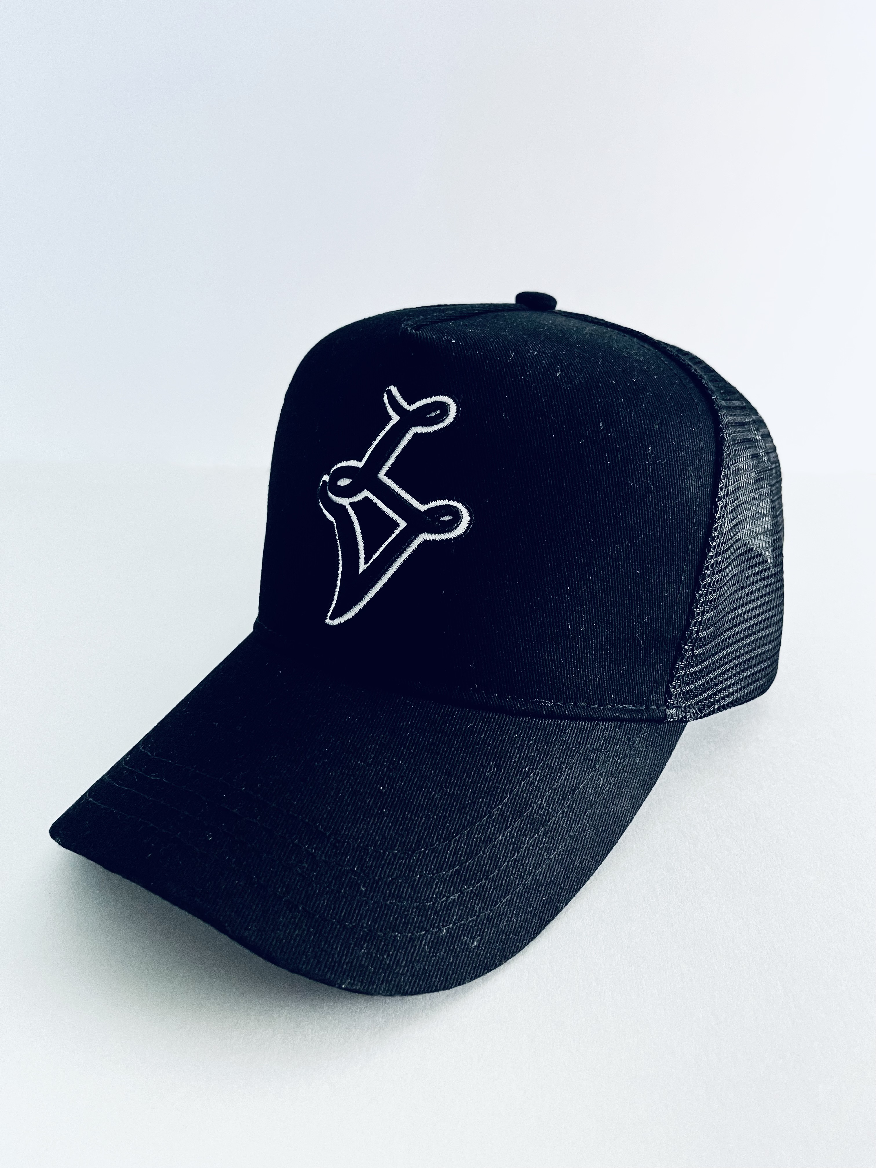 Cracked Logo Rubber Patch Trucker